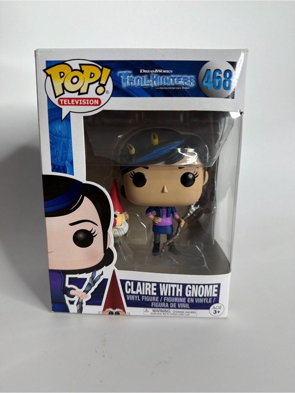 Funko Pop Trollhunters Claire With Gnome #468 Vaulted